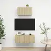 Image de vidaXL Ensemble de meuble TV 2 pcs Chêne sonoma Bois d'ingénierie