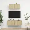 Image de vidaXL Ensemble de meuble TV 2 pcs Chêne sonoma Bois d'ingénierie