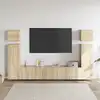 Image de vidaXL Ensemble de meuble TV 8 pcs Chêne sonoma Bois d'ingénierie