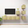 Image de vidaXL Ensemble de meuble TV 6 pcs Chêne sonoma Bois d'ingénierie