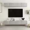 Image de vidaXL Meubles TV 4 pcs Gris béton 100x30x30 cm Bois d'ingénierie