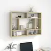 Image de vidaXL Étagère murale Chêne sonoma 75x16x55 cm Bois d'ingénierie