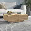 Image de vidaXL Table basse chêne sonoma 90x60x31 cm bois d'ingénierie