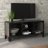 Image de vidaXL Meuble TV Gris 105x36x47 cm Métal et MDF