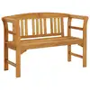 Image de vidaXL Banc de jardin 114 cm bois d'acacia solide
