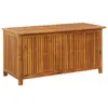 Image de vidaXL Boîte de rangement de jardin 113x50x58 cm Bois d'acacia solide
