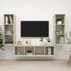Image de vidaXL Ensemble de meubles TV 3 pcs Chêne sonoma Bois d'ingénierie