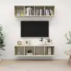 Image de vidaXL Meubles TV muraux 2 pcs Chêne sonoma Bois d'ingénierie