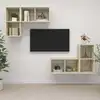 Image de vidaXL Meubles TV muraux 4 pcs Chêne sonoma Bois d'ingénierie