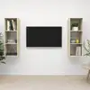 Image de vidaXL Meubles TV muraux 2 pcs Chêne sonoma Bois d'ingénierie