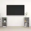 Image de vidaXL Meubles TV 2 pcs Gris béton 72x35x36,5 cm Bois d'ingénierie