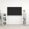 Image de vidaXL Meubles TV 2 pcs Blanc 107x35x37 cm Bois d'ingénierie