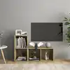 Image de vidaXL Meubles TV 2 pcs Chêne sonoma 72x35x36,5 cm Bois d'ingénierie