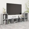 Image de vidaXL Ensemble de meubles TV 6 pcs Gris béton Bois d'ingénierie
