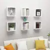 Image de vidaXL Étagères cube murales 6 pcs blanc 30x15x30 cm