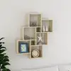 Image de vidaXL Étagère murale cube Chêne sonoma 78x15x93 cm Bois d ingénierie