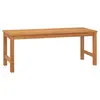 Image de vidaXL Banc de jardin 114 cm bois de teck solide