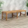 Image de vidaXL Banc de jardin 150 cm bois de teck massif