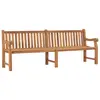 Image de vidaXL Banc de jardin 228 cm bois de teck solide