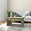 Image de vidaXL Table basse chêne sonoma 68x50x38 cm bois d'ingénierie