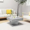 Image de vidaXL Table basse Gris béton 57x57x30 cm Bois d’ingénierie