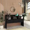 Image de vidaXL Buffet Noir 105x30x70 cm Bois d'ingénierie