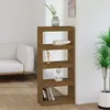 Image de vidaXL Bibliothèque/Séparateur de pièce Marron miel 60x30x135,5 cm Pin