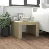 Image de vidaXL Table basse Chêne sonoma 50x50x35 cm Bois d'ingénierie