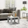Image de vidaXL Table d'appoint Gris béton 50x50x35 cm Bois d’ingénierie