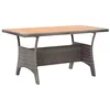 Image de vidaXL Table de jardin Gris 120x70x66 cm Bois d'acacia massif