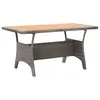 Image de vidaXL Table de jardin Gris 120x70x66 cm Bois d'acacia massif
