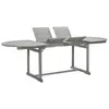 Image de vidaXL Table à dîner de jardin (160-240)x100x75cm Bois d'acacia massif