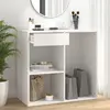 Image de vidaXL Armoire à cosmétiques Blanc 80x40x75 cm Bois d'ingénierie
