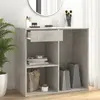 Image de vidaXL Armoire à cosmétiques Gris béton 80x40x75 cm Bois d'ingénierie
