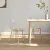 Image de vidaXL Chaises à manger lot de 2 Transparent PET