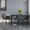 Image de vidaXL Chaises à manger lot de 4 gris PP