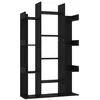 Image de vidaXL Bibliothèque Noir 86x25,5x140 cm Bois d’ingénierie