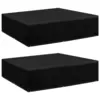Image de vidaXL Housses de salon de jardin 2 pcs 8 oeillets 200x200x70 cm
