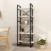 Image de vidaXL Bibliothèque à 5 niveaux Blanc 80x30x175 cm Bois de pin