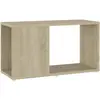 Image de vidaXL Meuble TV Chêne sonoma 60x24x32 cm Bois d'ingénierie