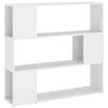 Image de vidaXL Bibliothèque/Séparateur de pièce Blanc 100x24x94 cm