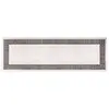 Image de vidaXL Tapis lavable 80x300 cm Beige clair