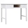 Image de vidaXL Buffet Blanc 108x45x76 cm Bois de Paulownia massif