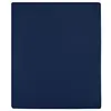 Image de vidaXL Draps-housses Jersey 2 pcs Bleu marine 160x200 cm Coton