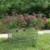 Image de vidaXL Lit surélevé de jardin 100x40x45 cm Acier galvanisé Argenté