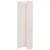 Image de vidaXL Clôture de jardin double face 110x300 cm Blanc