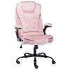 Image de vidaXL Chaise de bureau Rose Velours