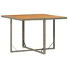 Image de vidaXL Table de Jardin, Table de jardin rectangulaire, mobilier en bois résistant pour des repas en plein air dans une grande cour