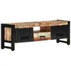 Image de vidaXL Meuble TV 120x30x40 cm Bois massif de récupération
