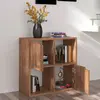 Image de vidaXL Bibliothèque Chêne marron 60x27,5x59,5 cm Bois d’ingénierie